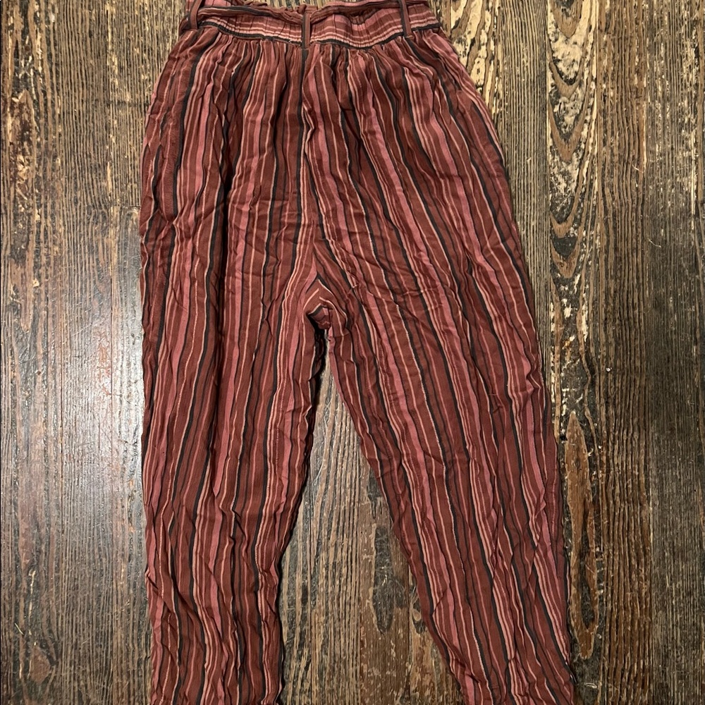 High Waisted Paperbag Pants